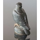 Große Steingut Vogelfigur, Falke, Royal Copenhagen Steingut Figur Nr. 21407