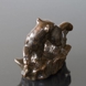 Stoat, Royal Copenhagen stoneware figurine No. 21408