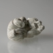 WHITE Polar Bear Cub, Royal Copenhagen stoneware figurine no. 21432