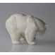 White Polar bear - standing, Stoneware, Royal Copenhagen figurine no. 21519