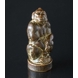 Affe, sitzend, 22cm, Royal Copenhagen Steinzeugfigur Nr. 21633