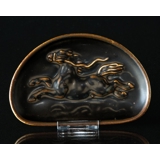 Schüssel mit Pferd, Royal Copenhagen Steinzeug