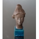 Stoneware, Royal Copenhagen no. 21816, Woman Bust, Lady figurine Nana. Designed by Johannes Hedegaard,