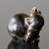 Kaninchen, Royal Copenhagen Steinzeug Figur Nr. 22692