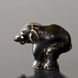Elephant cup scratching its nose, Royal Copenhagen stoneware figurine no. 241 or 22741
