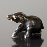 Elephant Royal Copenhagen stoneware figurine