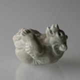 White Stoneware Polar Bear cub figurine, Royal Copenhagen no. 22745