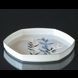 Faience dish with plant motif by Ivan Weiss, Royal Copenhagen No.  22781