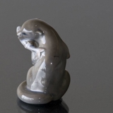 Otter with fish, Royal Copenhagen figurine no. 2333