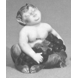Faun (satyr, Pan) with grapes, Royal Copenhagen figurine No. 2361