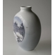 Vase (30cm) mit Kulisse, Royal Copenhagen Nr. 2371-2535 Art Nouveau (1923-1934)