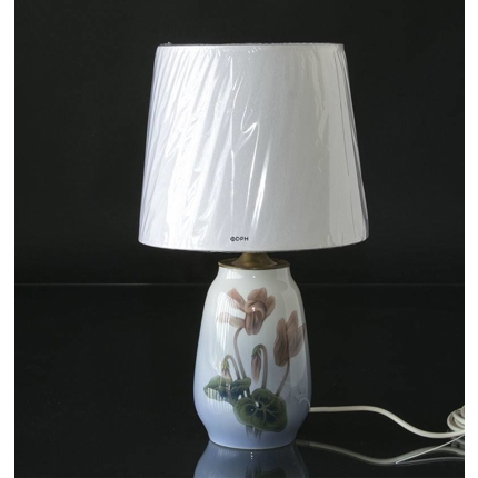 Lampe med blomst, Royal Copenhagen nr. 254-1224