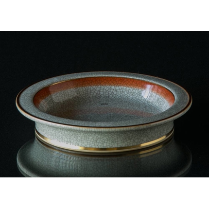 Orange bowl craquele, Royal Copenhagen No. 259-2716
