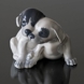 Smooth-haired terrier, Royal Copenhagen dog figurine no. 260
