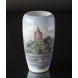 Vase with the goose tower in Vordingborg, Royal Copenhagen no. 2757-1049