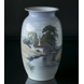 Vase med Landskab med gammel vandmølle, Royal Copenhagen nr. 2768-2846