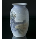 Vase mit Landschaft und Wassermühle, Royal Copenhagen Nr. 2768-2846