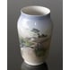 Vase mit Landschaft, Royal Copenhagen Nr. 2776-1217