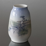 Vase mit Landschaft, Royal Copenhagen Nr. 2776-1224