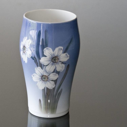 Vase with White Narcissus, Royal Copenhagen No. 2778-65-A or 2778-65A