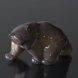 Brown Bear, walking while looking to the side, Royal Copenhagen figurine No. 2841