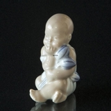 Baby with Flowers, Spring, Royal Copenhagen figurine no. 2856