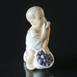 Baby with Cornucopia, Autumn, Royal Copenhagen figurine