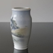 Vase mit Landschaft und Häuschen, Royal Copenhagen Nr. 2873-2040