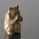 Siddende brun bjørn, Royal Copenhagen figur nr. 3014