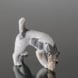 Rauhaariger Terrier schnüffelt den Boden, Royal Copenhagen Hund Figur Nr. 3020