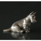 Scottish Terrier 8cm, Royal Copenhagen Hundefigur Nr. 3162