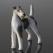 Ruhåret terrier 12cm, Royal Copenhagen hunde figur nr. 3165