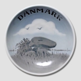 Bowl with Danish barrow, Royal Copenhagen No. 3167