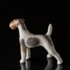 Ruhåret Terrier 8,5cm, Royal Copenhagen hunde figur nr. 3170