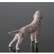 Irish Setter steht aufmerksam, Royal Copenhagen Hund Figur Nr. 3252