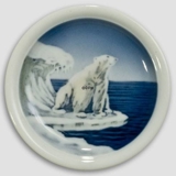 Bowl with polar bear from Greenland, Royal Copenhagen