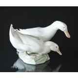 Drake and duck, Royal Copenhagen bird figurine (Repair on the beak)