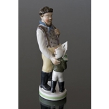 Mand med dreng, Royal Copenhagen overglasur figur