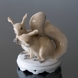 Pair of squirrels, Royal Copenhagen figurine nr. 416