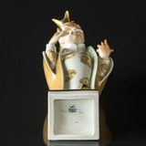 Der Kaiser und die Nachtigall, Royal Copenhagen Figur Nr. 4382 - Überglasur