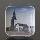 Bowl with Budolfi church in Aalborg, Royal Copenhagen