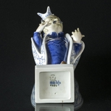 Der Kaiser und die Nachtigall, Royal Copenhagen Figur Nr. 4382 - Blau