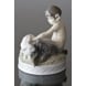 Faun with rabbit, Royal Copenhagen figurine No. 439