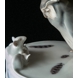 Plateau with Owl and 3 white mice, Royal Copenhagen figurine no. 450