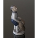 Boy with sack of gifts, December, Royal Copenhagen monthly figurine No. 4534