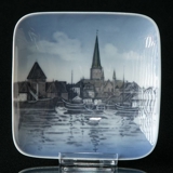 Bowl with Aarhus harbour, Royal Copenhagen