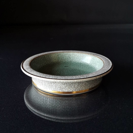 Grøn skål, krakeleret, Royal Copenhagen nr. 457-2716