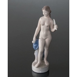 Helena, nøgen pige med spejl, Royal Copenhagen figur nr. 4639