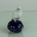 White budgerigar, Royal Copenhagen bird figurine