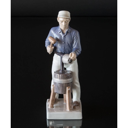 Klempner mit Werkzeugen, Royal Copenhagen Figur Nr. 4727